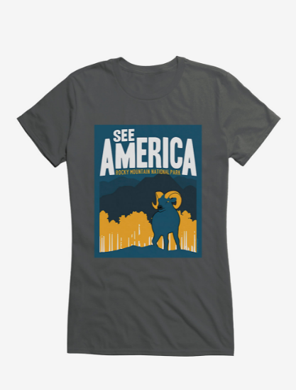 rocky mountain national park tee shirts